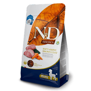 Farmina n&d brown adult mini agnello spirulina e carota