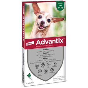Advantix Spot On 4 pipetta per cani fino a 4 kg