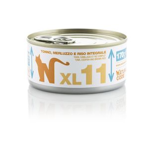 Natural code xl 11 gatto tonno merluzzo e riso integrale